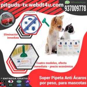 Super pipeta anti pulgas para perro Antipulgas perro Antipulgas gato