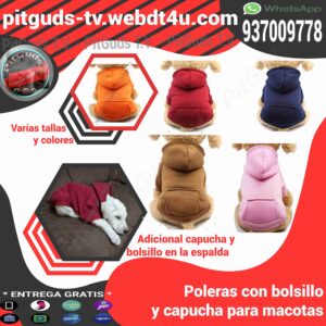 Abrigo para mascotas abrigo perro abrigo gatos polera perro polera gato polera para mascotas