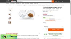 Plato doble su precio en otros lugares - competencia